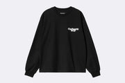 Carhartt WIP Wmns L/S Linked Charms T-Shirt Black Silver